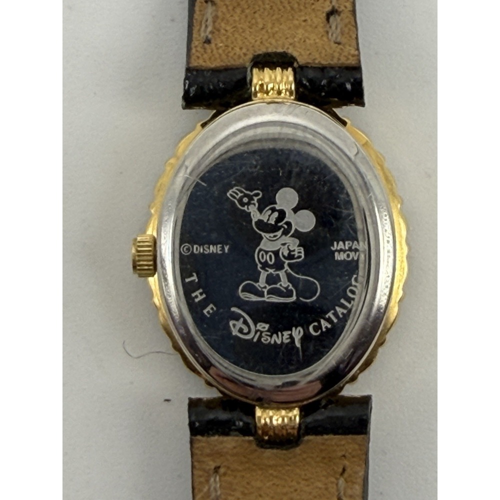 The Disney Catalog New Battery Ladies Watch 19MM 6.5" Leather Band - Picture 10 of 12